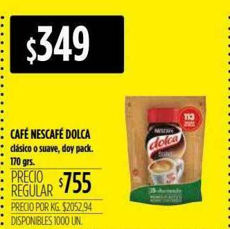 Supermercados Vea Café Nescafé Dolca oferta