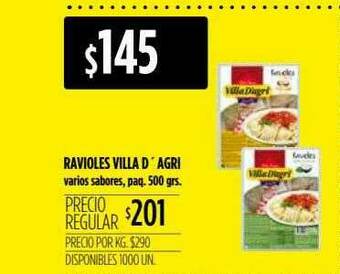 Supermercados Vea Ravioles Villa D'agri oferta