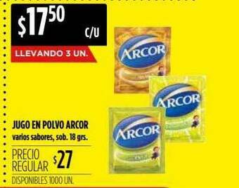Supermercados Vea Jugo En Polvo Arcor oferta