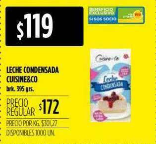 Supermercados Vea Leche Condensada Cuisine&co oferta