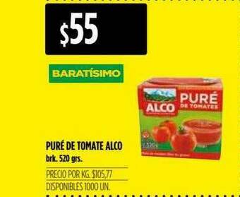 Supermercados Vea Puré De Tomate Alco oferta
