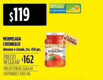 Supermercados Vea Mermelada Cuisine&co oferta