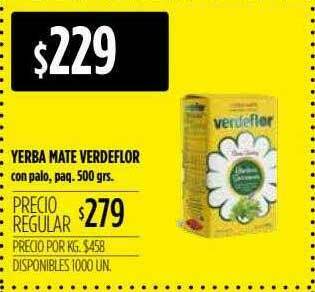 Supermercados Vea Yerba Mate Verdeflor oferta