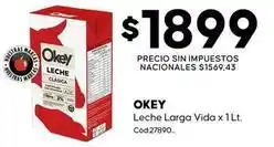 Diarco Okey - leche larga vida x 1lt. c ext{ó}d.27890 oferta