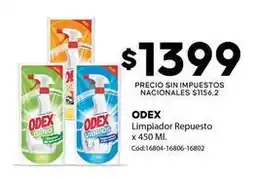 Diarco Odex - limpiador repuesto x 450 ml. cód:16804-16806-16802 oferta