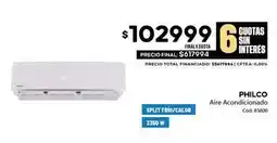 Diarco Philco - aire acondicionado split fr uevo/calor 3350 w oferta