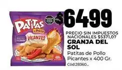 Diarco Granja del sol - patitas de pollo picantes x 400 gr. cód:28360 oferta