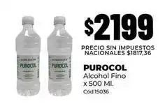 Diarco Purocol - alcohol fino x 500 ml. cód:15036 oferta