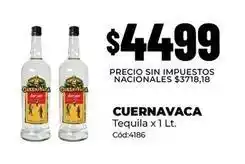 Diarco Cuernavaca - tequila x 1 lt. cód:4186 oferta