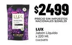 Diarco Lux - jabón líquido x 220 ml. cód:34870 oferta