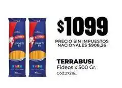 Diarco Terrabusi - fideos x 500 gr oferta