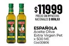 Diarco Aceite oliva extra virgen pet x 500 ml. cód:30806 oferta