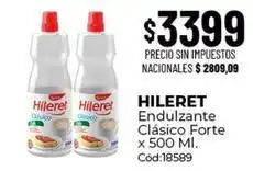 Diarco Hileret - endulzante clásico fuerte x 500 ml. cód:18589 oferta