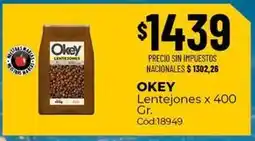 Diarco Okey - lentejones x 400 gr. cód:18949 oferta