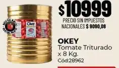 Diarco Okey - tomate triturado x 8 kg. cód:28962 oferta