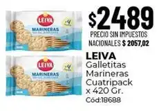 Diarco Leiva - galletitas marineras cuatripac oferta