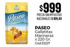 Diarco Paseo - galletitas marineras c uevo d:33227 oferta