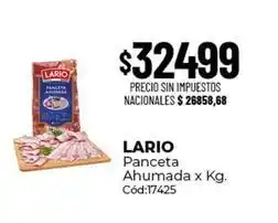 Diarco Lario - panceta ahumada x kg. cód:17425 oferta