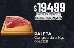 Diarco Paleta congelada x kg. cód:22215 oferta