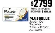Diarco Plusbelle - jabón de tocador 3 un. x 120 gr. cód:40253 oferta