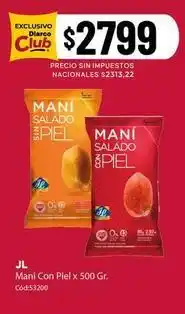 Diarco Mani con piel oferta