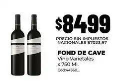 Diarco Fond de cave - vino varietales cód:44560 oferta
