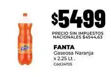 Diarco Fanta - gaseosa naranja c ext{ó}d:24705 oferta