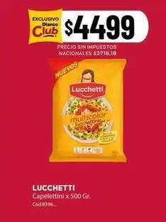 Diarco Lucchetti - cappelettini multicolor oferta