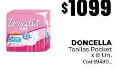 Diarco Doncella - toallas pocket x 8 un. cód:59490 oferta