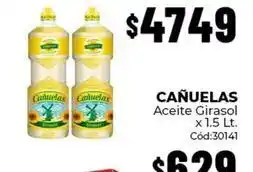 Diarco Cañuelas - aceite girasol x 1.5 lt. cód:30141 oferta