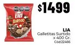 Diarco Lia - galletitas surtido x 400 gr. cód:22466 oferta