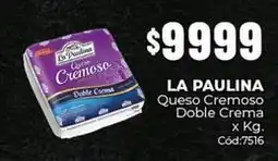 Diarco La paulina - queso cremoso doble crema x kg. cód:7516 oferta