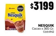 Diarco Nesquik - cacao original oferta
