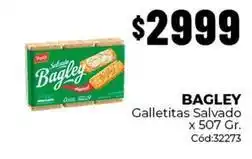 Diarco Bagley - galletitas salvado x 507 gr. cód:32273 oferta