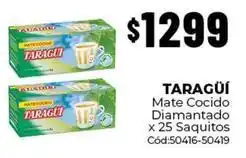 Diarco Taraguí - mate cocido diamantado x 25 saquitos cód:50416-50419 oferta