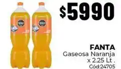 Diarco Fanta - gaseosa naranja x 2.25 lt. cód:24705 oferta