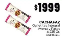 Diarco Cachafaz - galletitas integral avena y pasas cód:18843 oferta