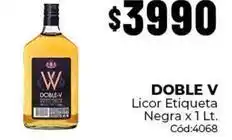 Diarco Doble v - licor etiqueta negra x 1 lt. cód:4068 oferta