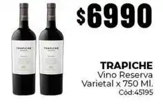 Diarco Trapiche - vino reserva varietal x 750 ml. cód:45195 oferta