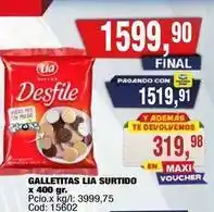 Maxiconsumo Lia - galletitas surtido oferta