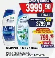 Maxiconsumo Head & shoulders - shampoo oferta