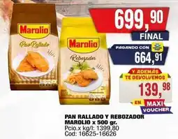 Maxiconsumo Marolio - pan rallado y rebozador oferta