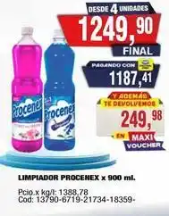 Maxiconsumo Procenex - limpiador oferta