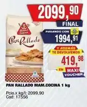 Maxiconsumo Mama cocina - pan rallado 1 kg oferta