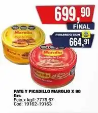 Maxiconsumo Marolio - pate y picadillo oferta