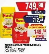 Maxiconsumo Marolio - arroz parboil/doble oferta