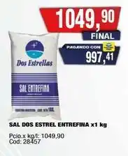 Maxiconsumo Dos estrellas - sal dos estrel entrefina x1 kg oferta