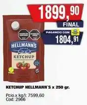 Maxiconsumo Hellmann's - ketchup oferta