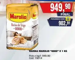 Maxiconsumo Marolio - harina de trigo 0000 oferta