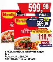 Maxiconsumo Marolio - salsa marolio t/recart x 200 grs oferta